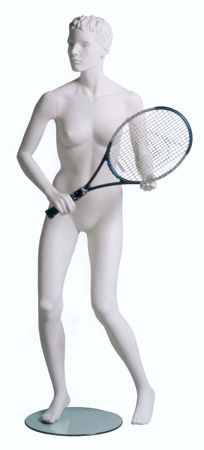 Dekopuppe Sportmannequin Tennisspielerin